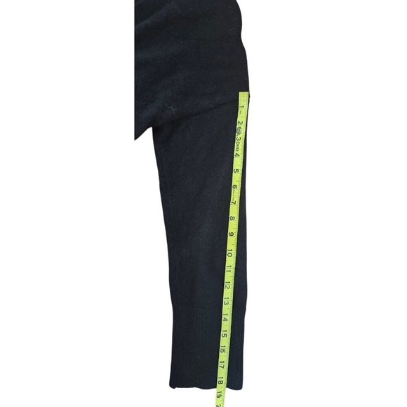 Everlane Wool Cashmere Button Oversized Black Ribbed Cardigan Sweater Small - Picture 12 of 13